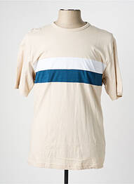 T-shirt stretch manches courtes beige EMINENCE homme