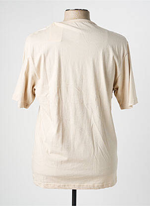 T-shirt stretch manches courtes beige EMINENCE homme