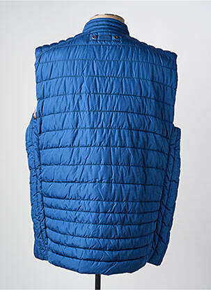 Doudoune tissage imperméable sans capuche bleu CAMEL ACTIVE homme