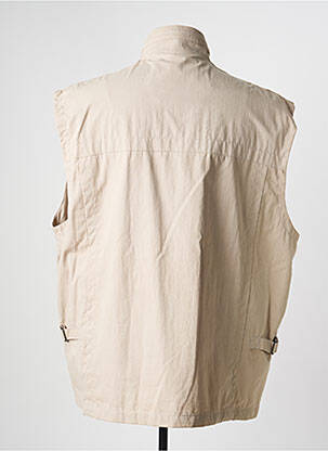 Gilet sans manche doublure beige BENNY LES HOMMES homme