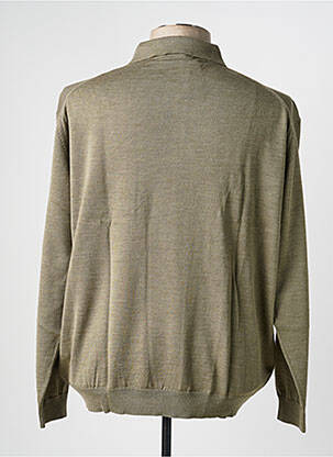 Pull stretch manches longues vert BERAC homme
