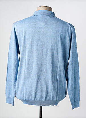Pull stretch manches longues bleu BERAC homme