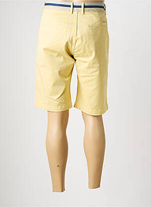 Bermuda taille à pinces taille normale jaune LA SQUADRA homme