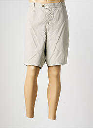 Bermuda taille à pinces taille normale gris HATTRIC homme