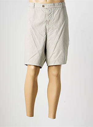 Bermuda taille à pinces taille normale gris HATTRIC homme