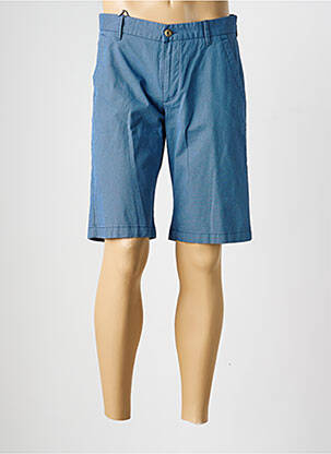 Bermuda taille à pinces taille normale bleu ATELIER GARDEUR homme