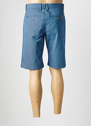 Bermuda taille à pinces taille normale bleu ATELIER GARDEUR homme