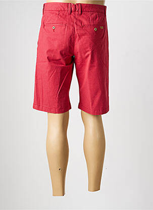 Bermuda taille à pinces taille normale rouge ATELIER GARDEUR homme