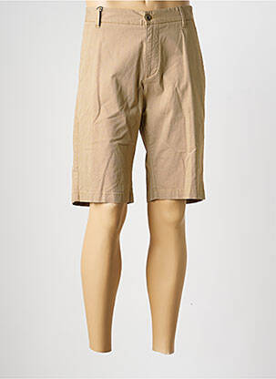Bermuda taille à pinces taille normale marron ATELIER GARDEUR homme