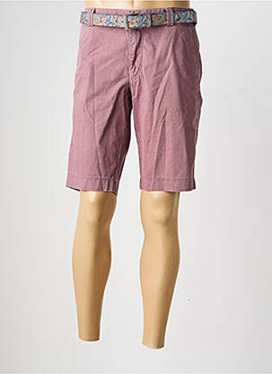 Bermuda taille à pinces taille normale violet MEYER homme