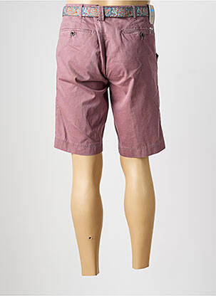 Bermuda taille à pinces taille normale violet MEYER homme