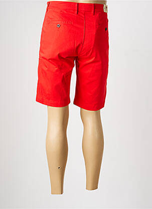 Bermuda taille à pinces taille normale rouge PIERRE CARDIN homme