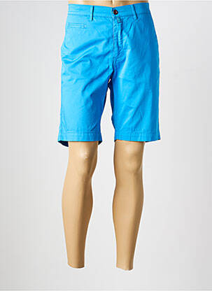 Bermuda taille à pinces taille normale bleu PIERRE CARDIN homme