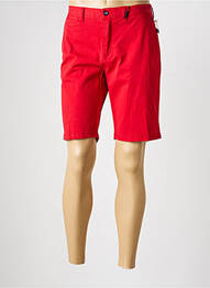 Bermuda taille à pinces taille normale rouge COFOX homme