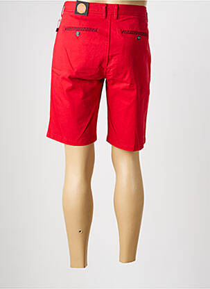 Bermuda taille à pinces taille normale rouge COFOX homme