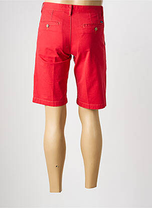Bermuda taille à pinces taille normale rouge ATELIER GARDEUR homme