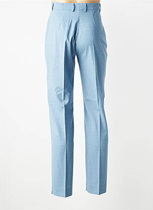 Pantalon slim poches taille haute bleu BRUNO SAINT HILAIRE femme