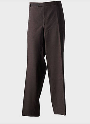 Pantalon droit coupe droite marron DIGEL homme