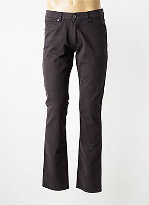 Jeans coupe slim poches taille normale gris BRUNO SAINT HILAIRE homme