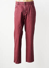 Jeans coupe slim stretch taille normale rouge HATTRIC homme