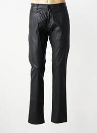 Pantalon chino stretch taille normale noir BRUNO SAINT HILAIRE homme