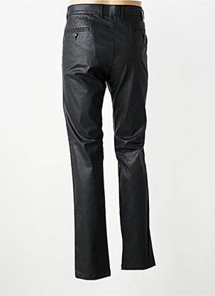 Pantalon chino stretch taille normale noir BRUNO SAINT HILAIRE homme