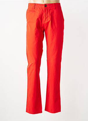 Pantalon chino tissage popeline taille normale orange GAASTRA homme