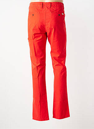 Pantalon chino tissage popeline taille normale orange GAASTRA homme
