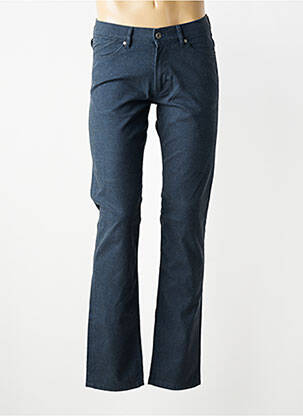 Jeans coupe slim poches taille normale bleu BRUNO SAINT HILAIRE homme
