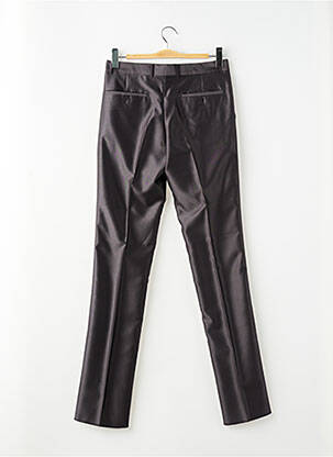 Pantalon slim tissage popeline taille normale gris IZAC homme
