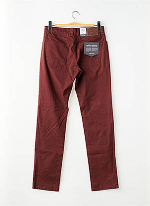 Pantalon chino stretch taille normale rouge HATTRIC homme