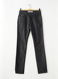 Jeans coupe slim poches taille normale noir BRUNO SAINT HILAIRE homme