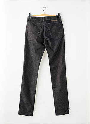 Jeans coupe slim poches taille normale noir BRUNO SAINT HILAIRE homme