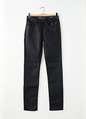 Jeans coupe slim stretch taille normale noir IZAC homme