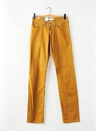 Jeans coupe slim poches taille normale jaune BRUNO SAINT HILAIRE homme
