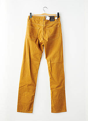 Jeans coupe slim poches taille normale jaune BRUNO SAINT HILAIRE homme