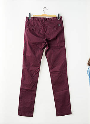 Pantalon chino stretch taille normale violet TEDDY SMITH homme
