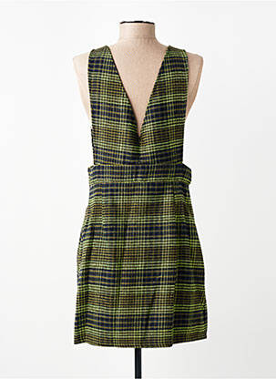 Robe courte sans manche sans manche vert LILI SIDONIO femme