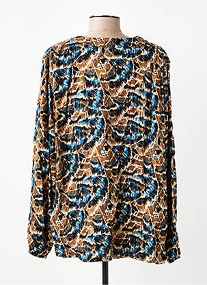 Blouse imprimé fantaisie manches longues noir LOLA ESPELETA femme