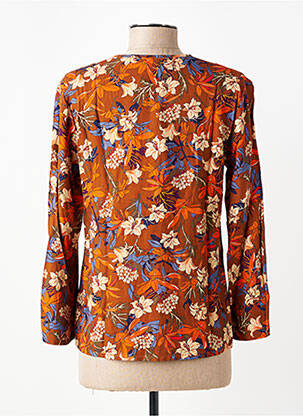 T-shirt manches longues manches longues orange LE PETIT BAIGNEUR femme