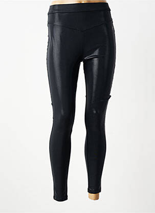 Legging stretch taille normale noir HBT femme