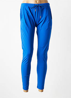 Jogging slim taille normale bleu HBT femme