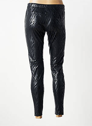 Pantalon slim taille élastique taille normale noir HBT femme