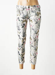 Jeans skinny stretch taille basse vert FREEMAN T.PORTER femme