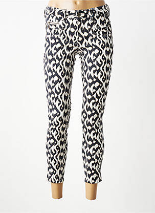 Pantalon 7/8 stretch taille normale noir FREEMAN T.PORTER femme