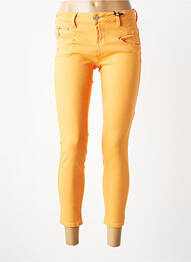 Jeans coupe slim stretch taille normale orange FREEMAN T.PORTER femme