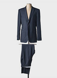 Costume de ville poches bleu IZAC homme