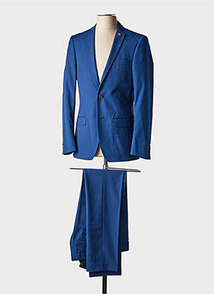 Costume de ville finition intérieure doublure satiné bleu THOMAS GOODWIN homme