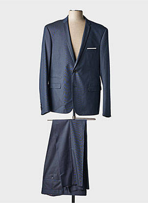 Costume de ville coupe costume bleu IZAC homme