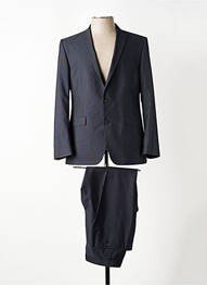 Costume de ville manches longues bleu THOMAS GOODWIN homme